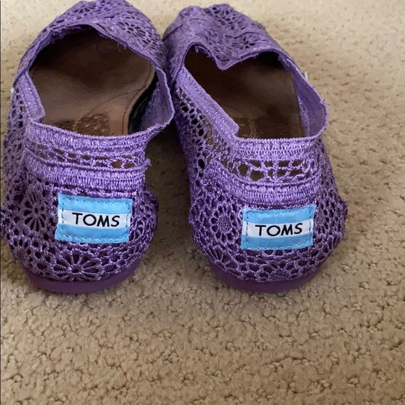 Purple lace TOMS - Picture 3 of 4